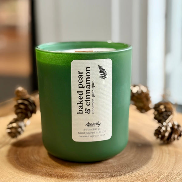 Green Vessel | Baked Pear + Cinnamon