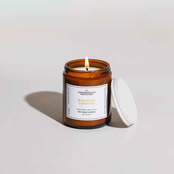 Commonwealth Provisions Soy Candle | Blue Ridge Campfire