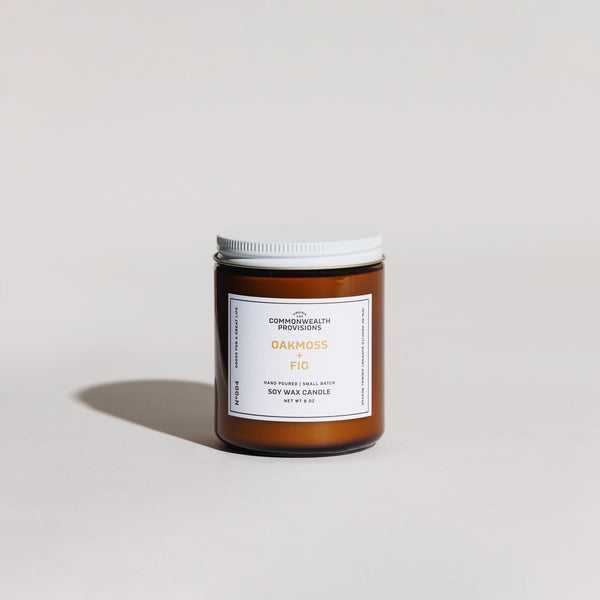 Soy Candle | Oakmoss + Fig