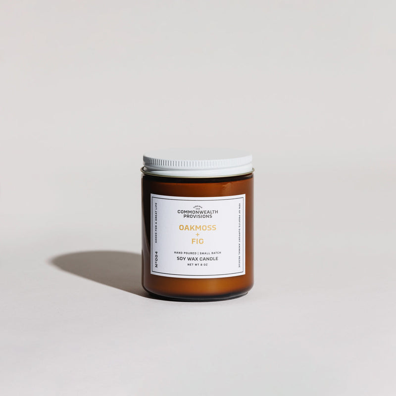Soy Candle | Oakmoss + Fig