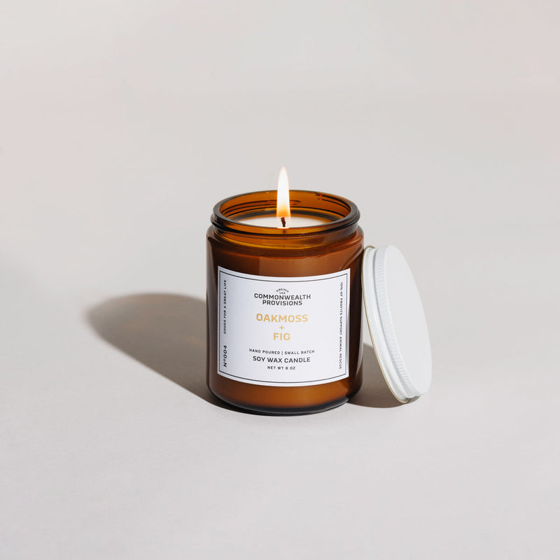Soy Candle | Oakmoss + Fig