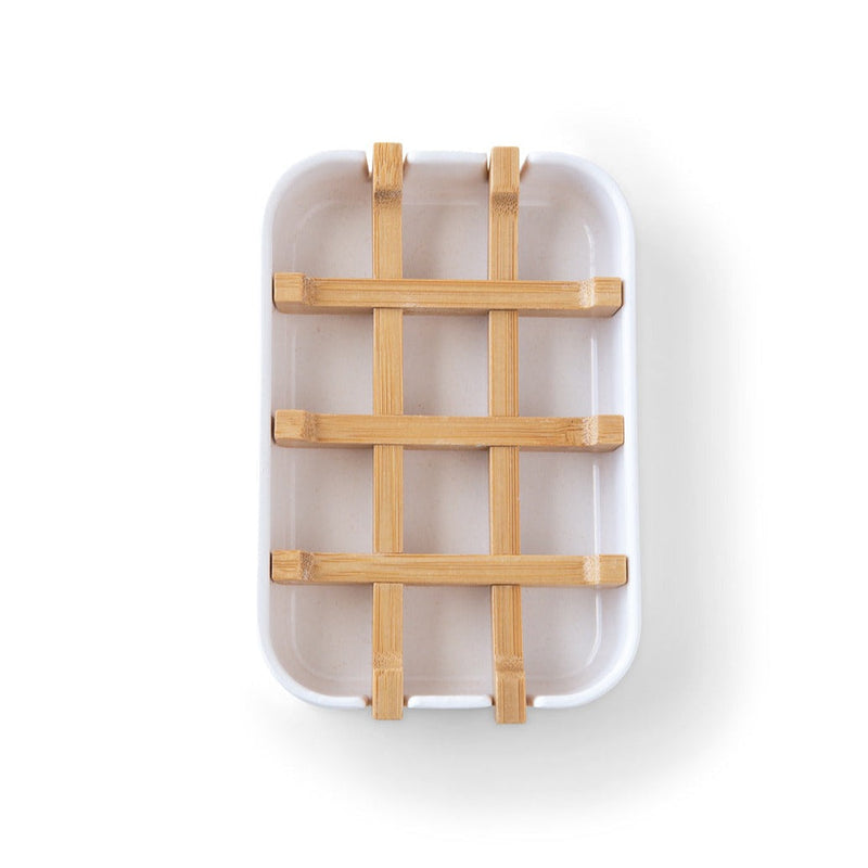 Finchberry White & Bamboo Soap Dish