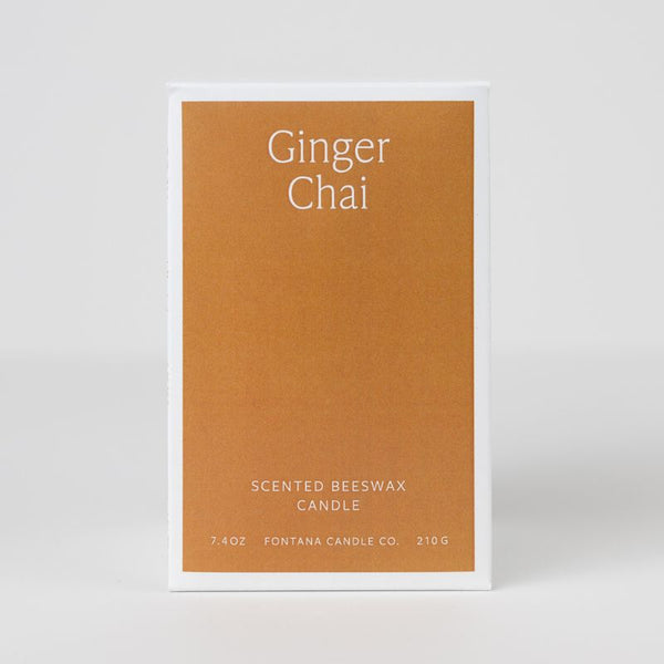 Ginger Chai Beeswax Candle