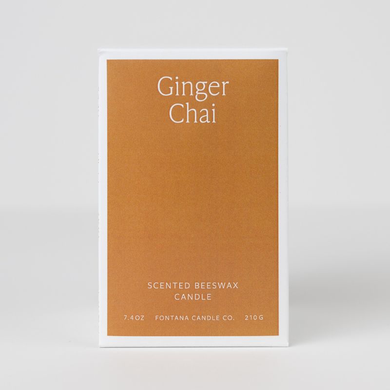 Ginger Chai Beeswax Candle