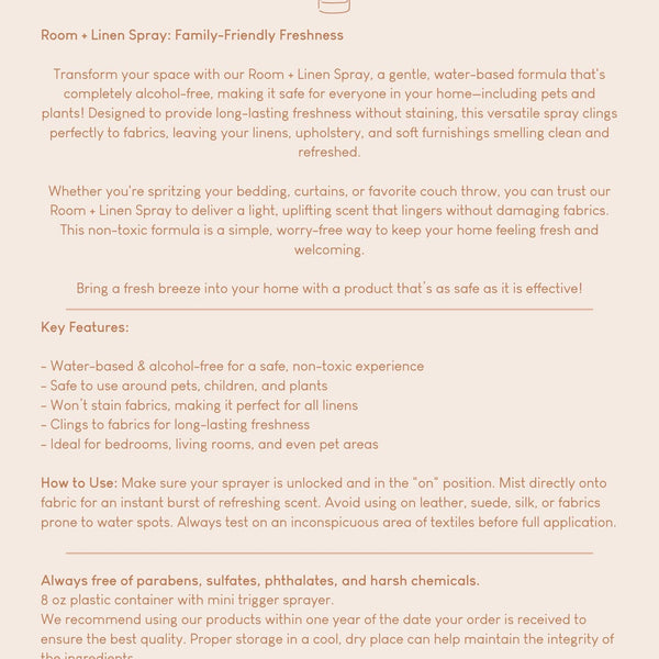 Room + Linen Spray | Autumn