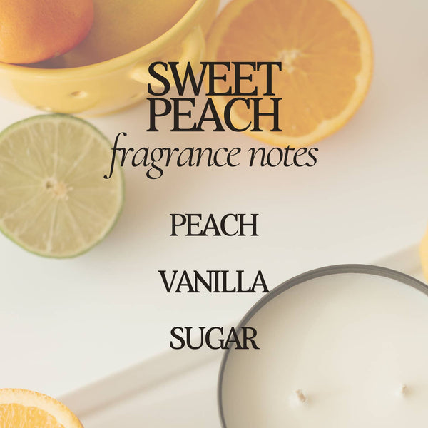 Sweet Peach Double Wick Soy Candle