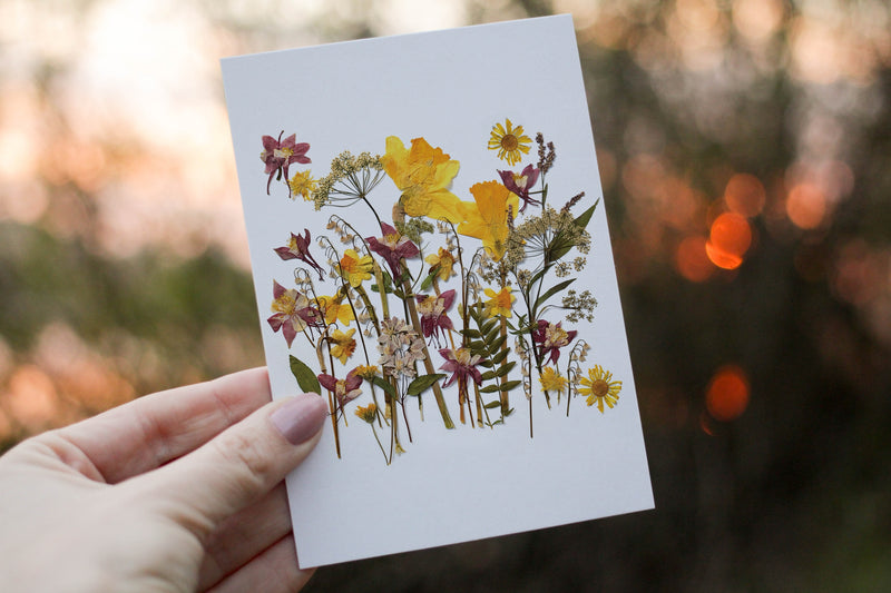 Yellow Daffodils Card