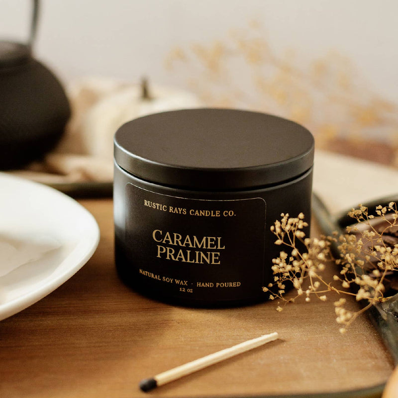 Caramel Praline Double Wick Soy Candle