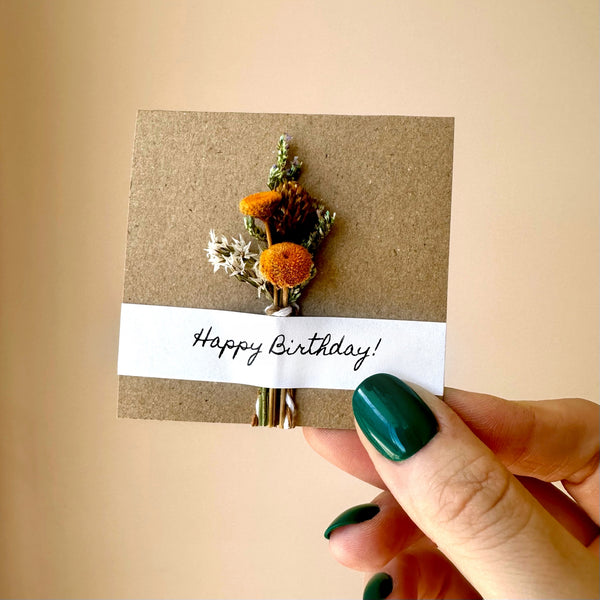Happy Birthday | Mini Orange