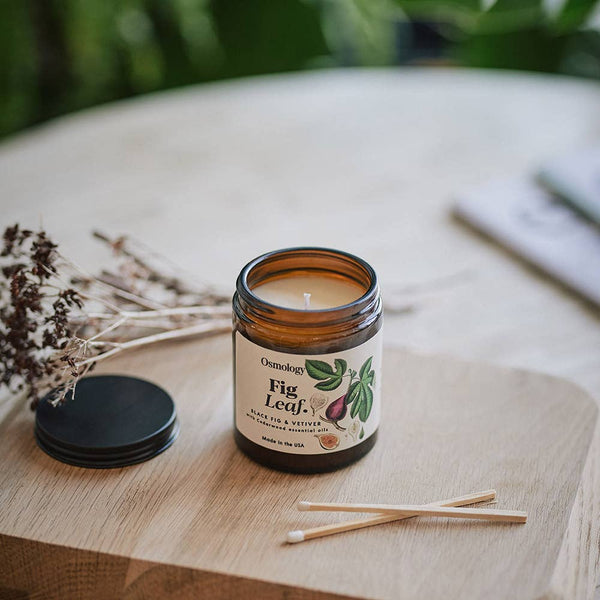 Fig Leaf Candle | Black Fig + Vetiver + Cedarwood