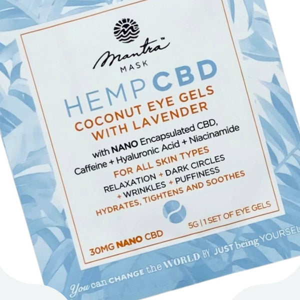 Hemp CBD Coconut Eye Gels W/ Lavender