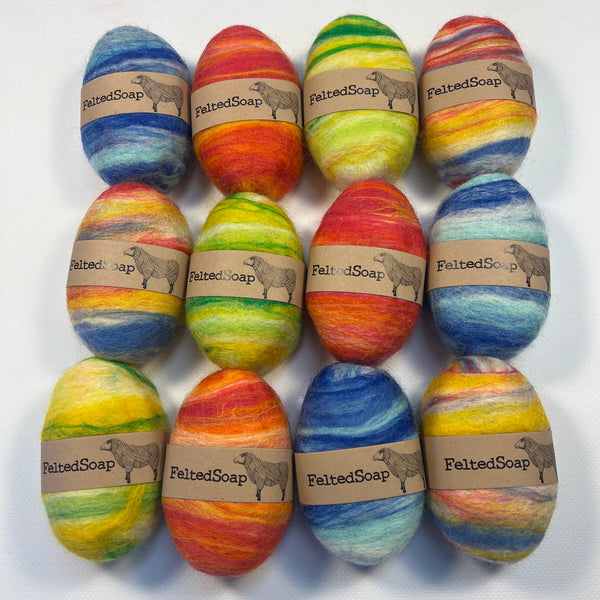 Felted Soap | Summertime Multicolor