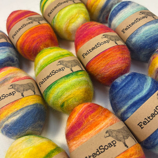 Felted Soap | Summertime Multicolor