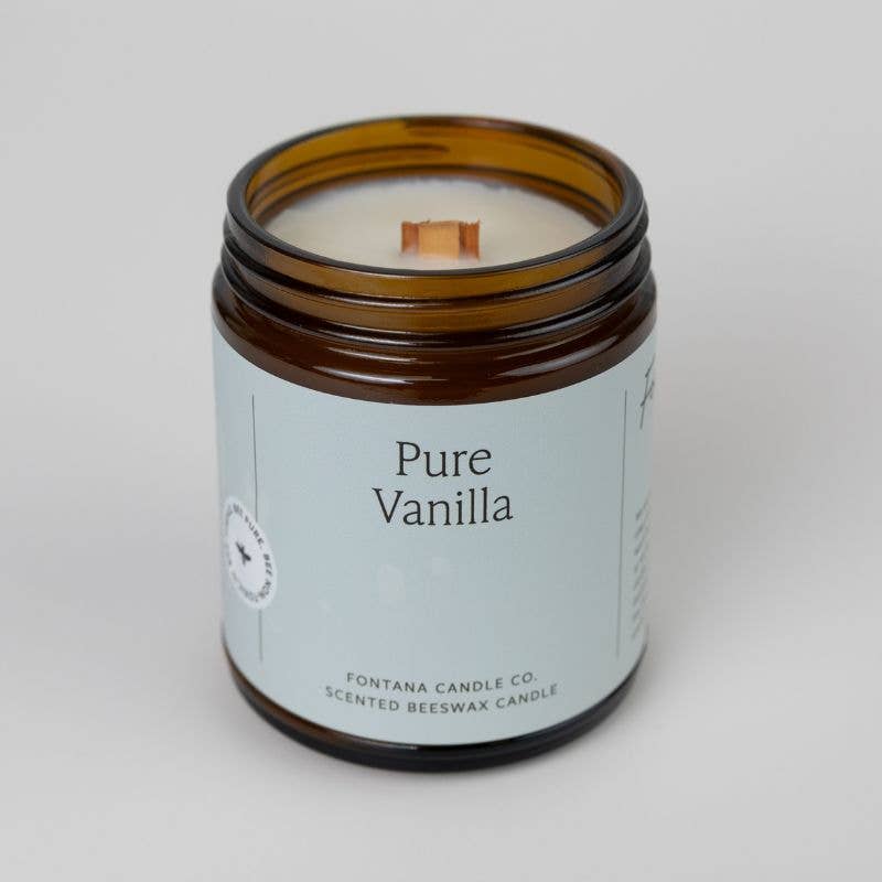 Pure Vanilla Beeswax Candle