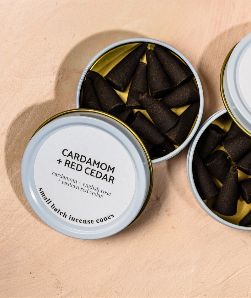 Incense Cones | Cardamom + Red Cedar