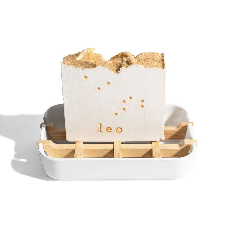 Finchberry White & Bamboo Soap Dish