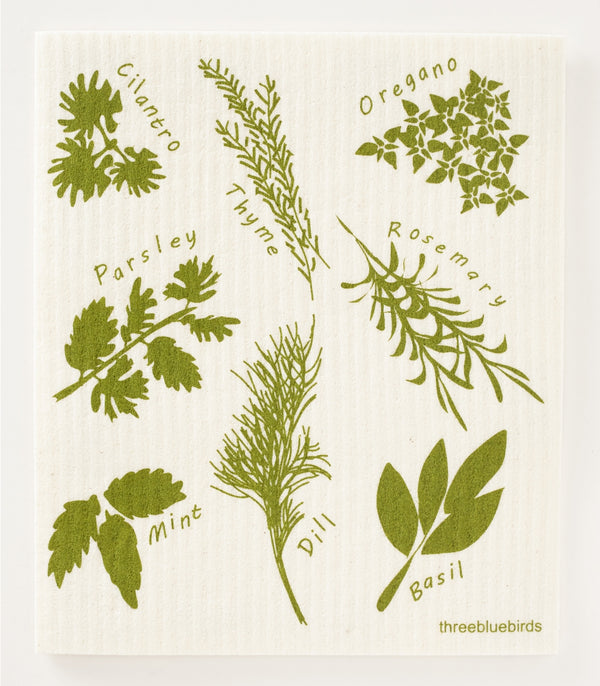 Swedish Dishcloth | Herbs