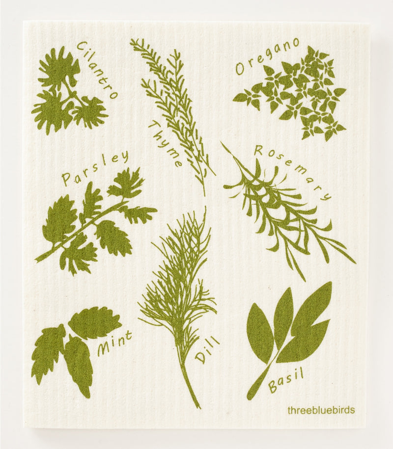 Swedish Dishcloth | Herbs