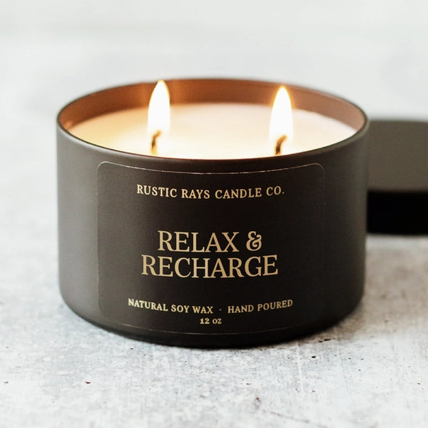 Relax & Recharge Double Wick Candle