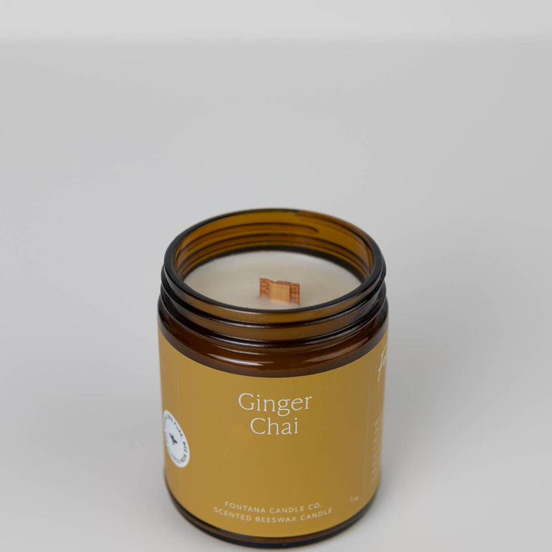 Ginger Chai Beeswax Candle