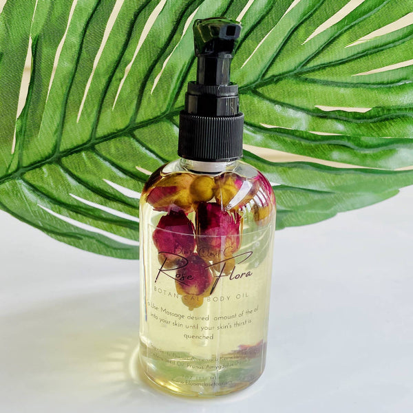 Hydrating Botanical Body Oil | Rose Flora