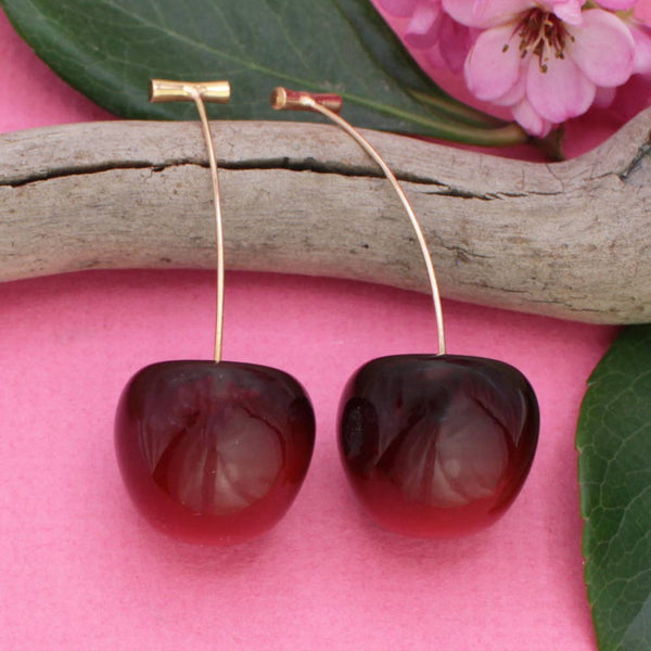 Cherry, Cherry Drop Earrings