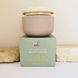 Goat Milk + Tallow Body Cream | Lavender Frankincense