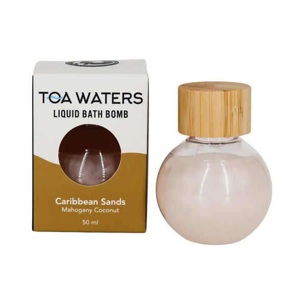 Liquid Bath Bomb | Caribbean Sands | Mahogany Coconut