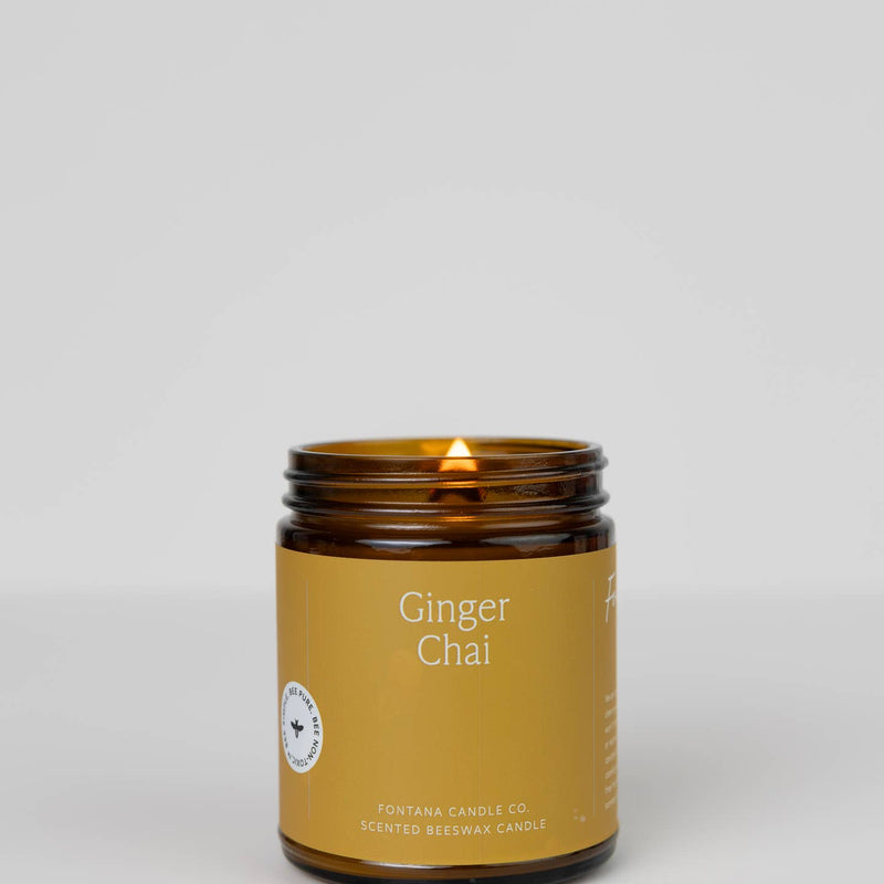 Ginger Chai Beeswax Candle