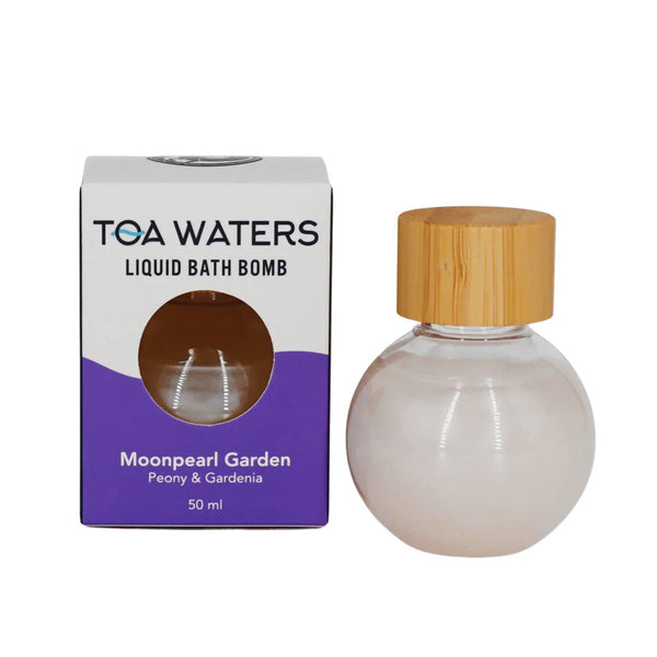 Liquid Bath Bomb | Moonpearl Garden | Peony + Gardenia