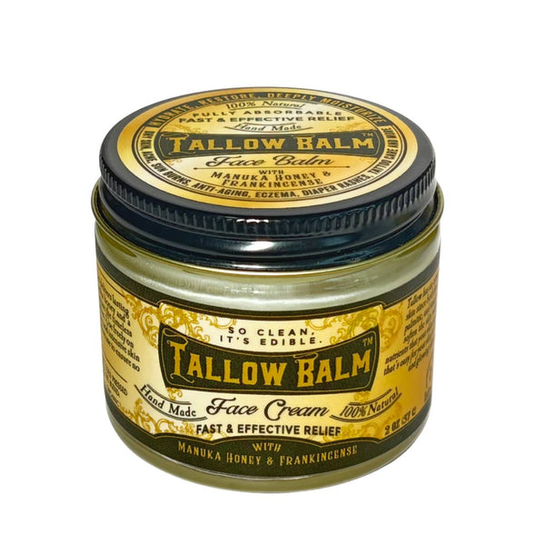 Tallow Face Cream W/ Manuka Honey & Castor Oil
