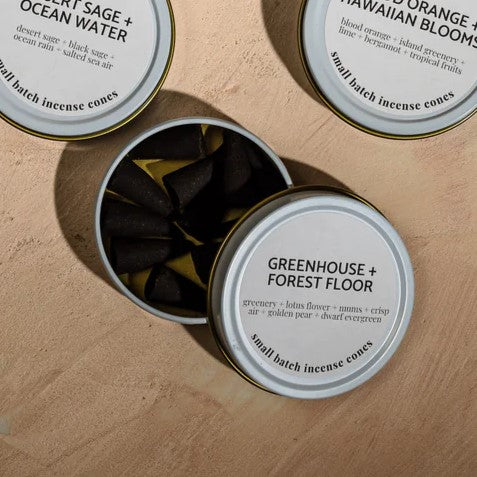 Incense Cones | Greenhouse + Forest Floor