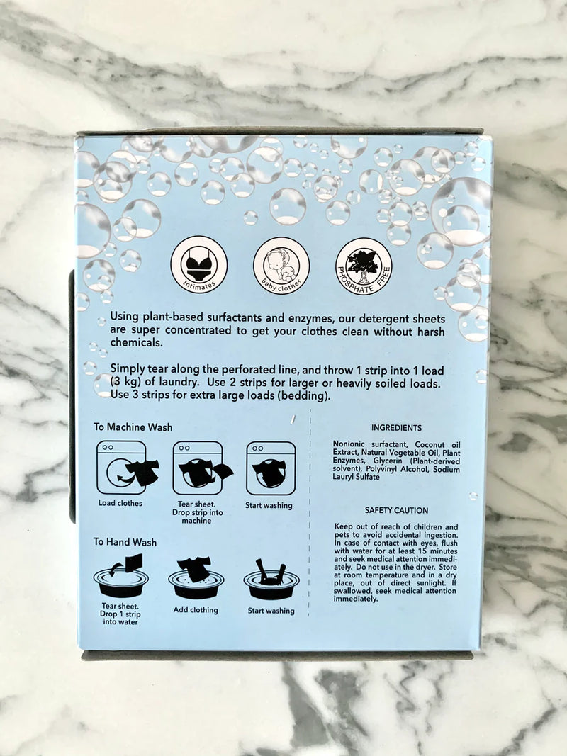 Fragrance Free Laundry Detergent Strips