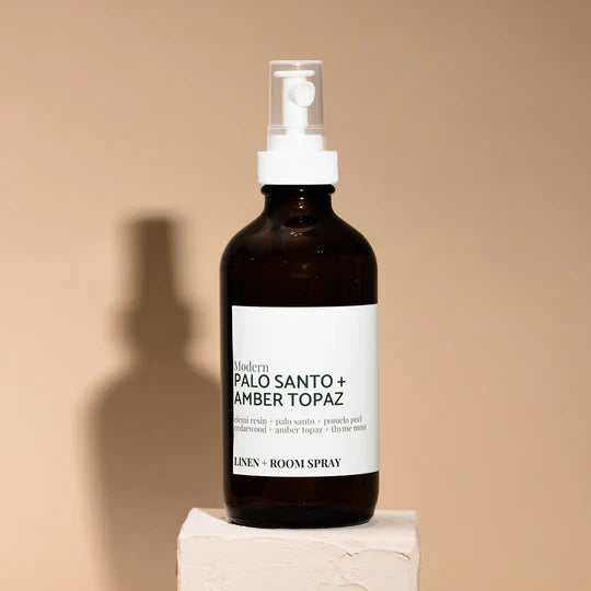 Palo Santo + Amber Topaz | Linen + Room Spray