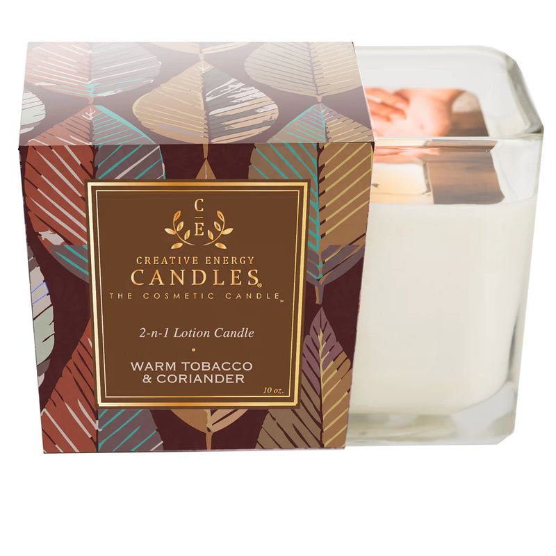 Warm Tobacco & Coriander Soy Lotion Candle