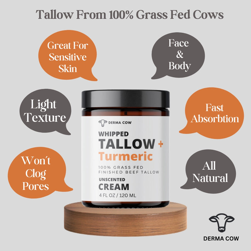 Whipped Tallow + Tumeric Cream