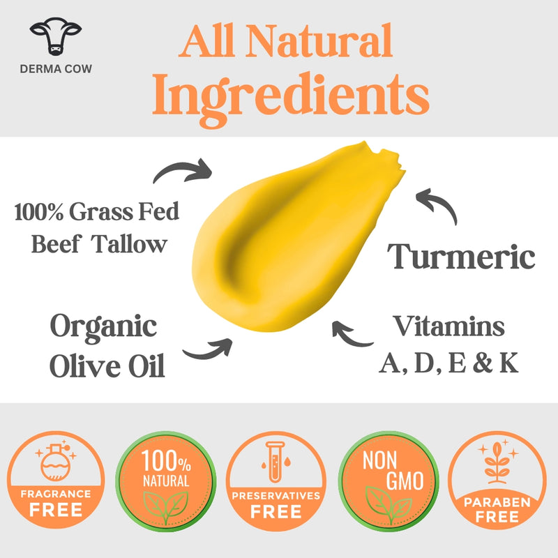 Whipped Tallow + Tumeric Cream
