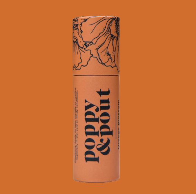 Poppy & Pout Orange Blossom Lip Balm