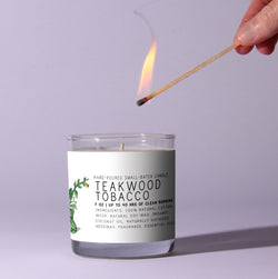 Teakwood Tobacco Candle