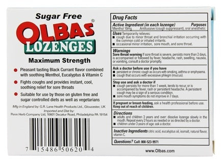 Lozenges Cough Drops