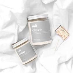 Soft Cotton Soy Candle