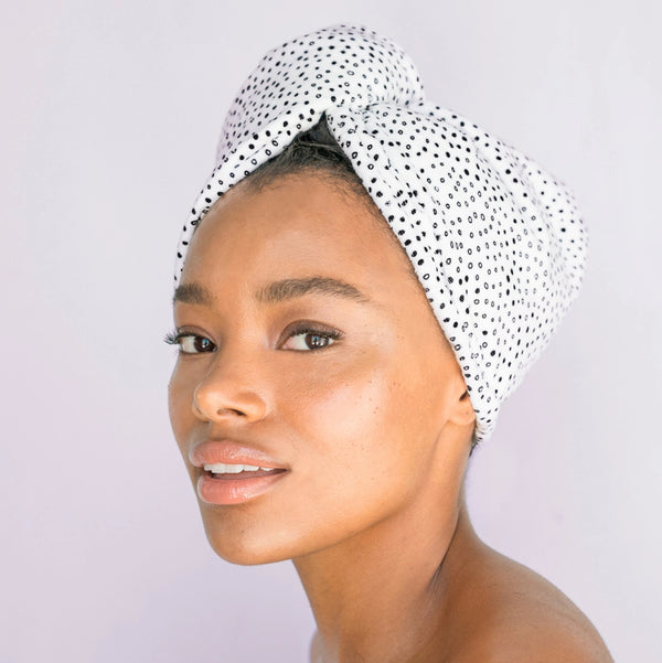 Microfiber Hair Towel Micro Dot
