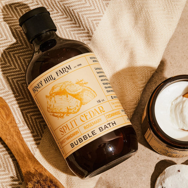 Split Cedar Bubble Bath