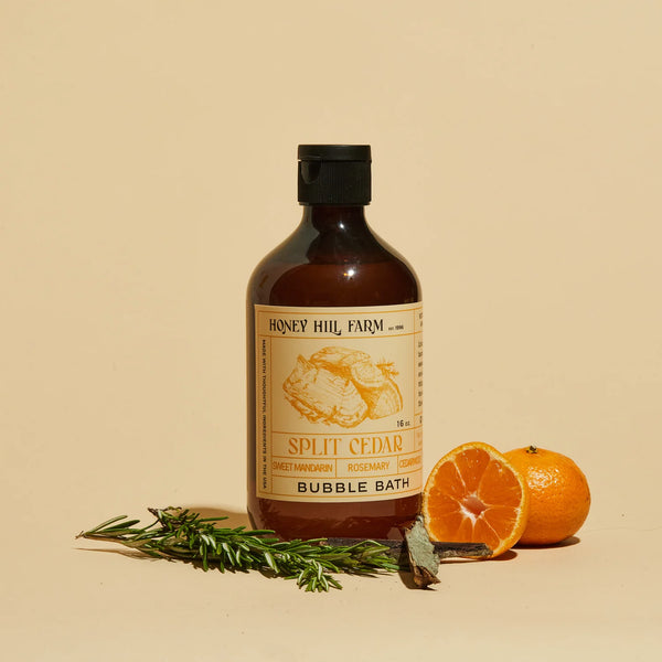 Split Cedar Bubble Bath