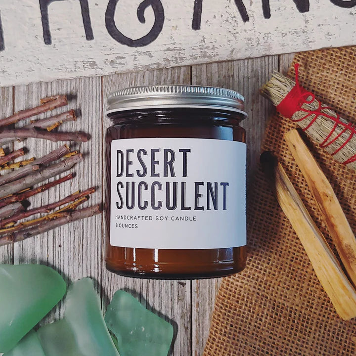 Desert Succulent Soy Candle