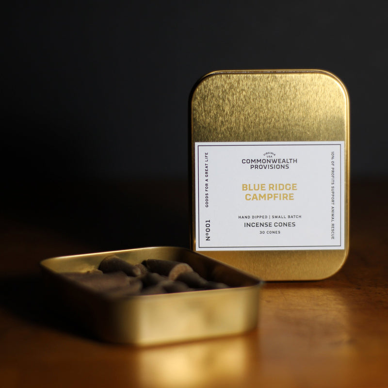 Commonwealth Provisions Incense Cones | Blue Ridge Campfire