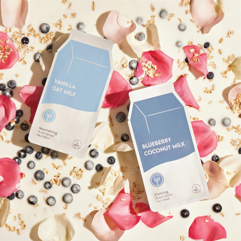 Blueberry Coconut Milk Firming Plant Based Milk Mask