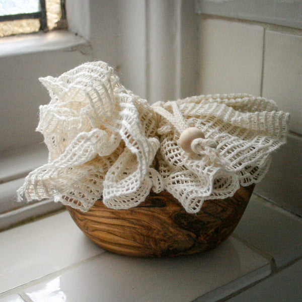 Ramie Shower Pouf
