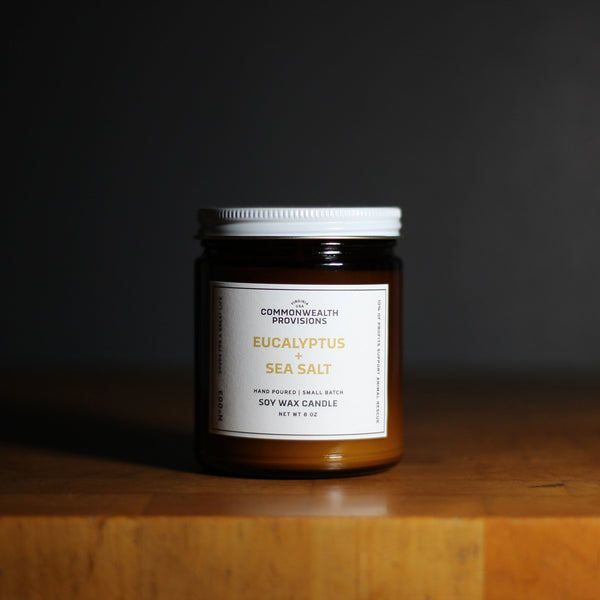Eucalyptus + Sea Salt Soy Candle