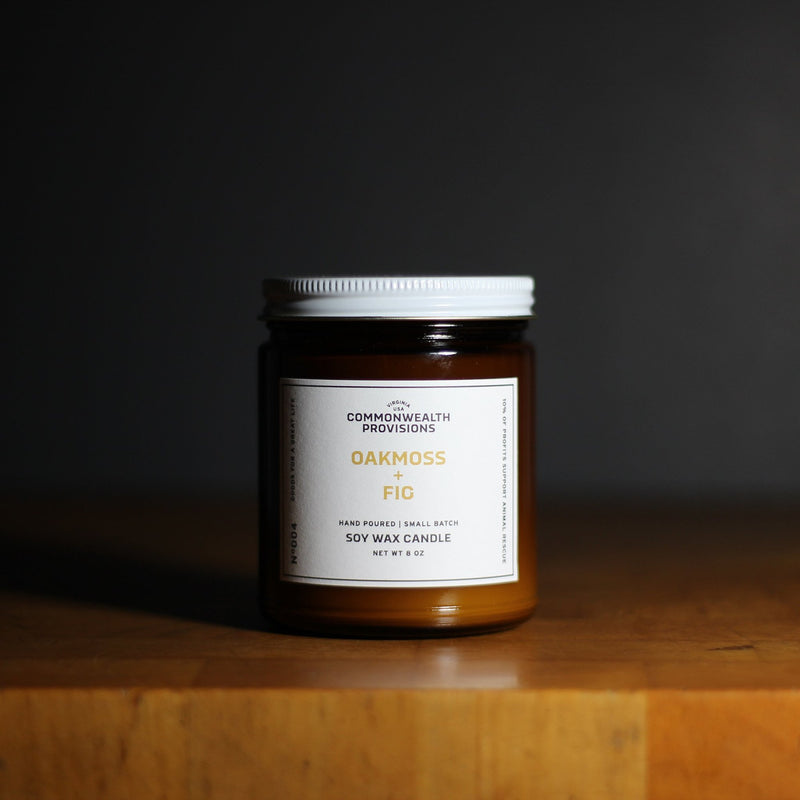 Oakmoss + Fig Soy Candle